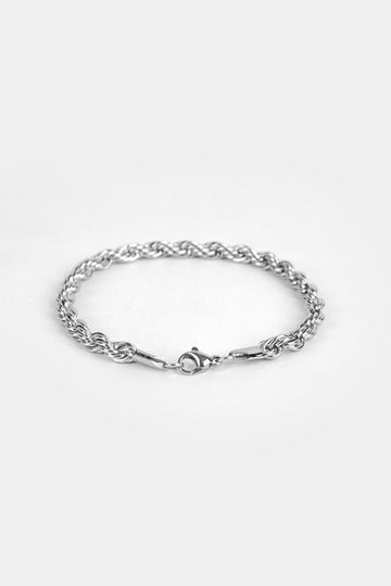 Rope Bracelet - Silver