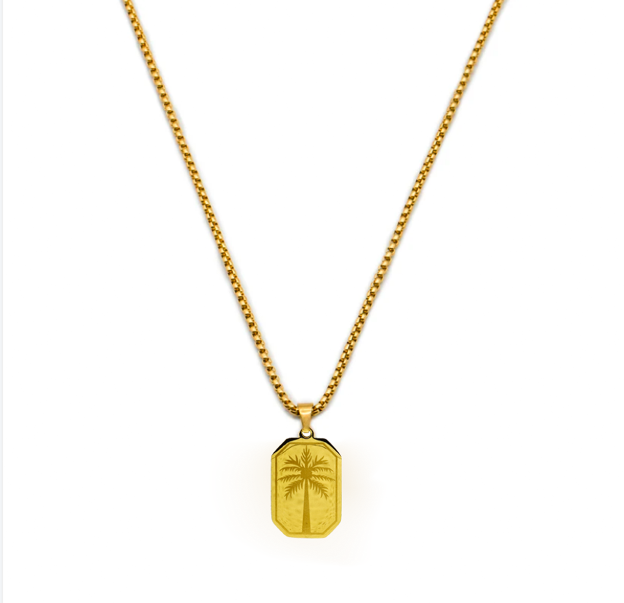 Palm Tree Pendent (Gold)