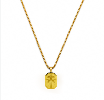 Palm Tree Pendent (Gold)