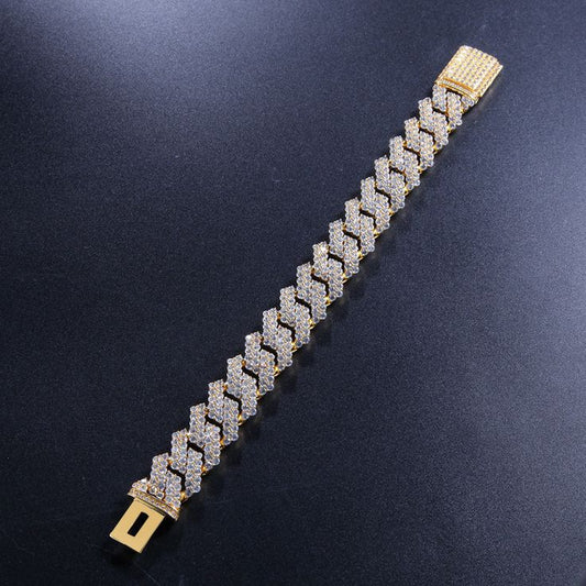 Cuban Iced out Bracelet