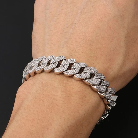 Cuban Iced out Bracelet