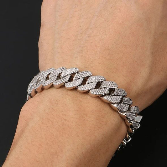 Cuban Iced out Bracelet