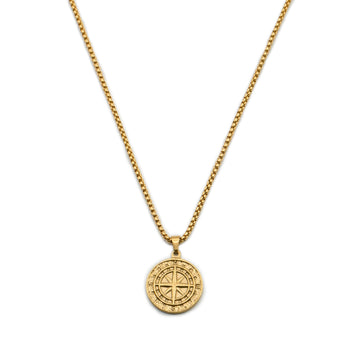 Compass Pendant (Golden)