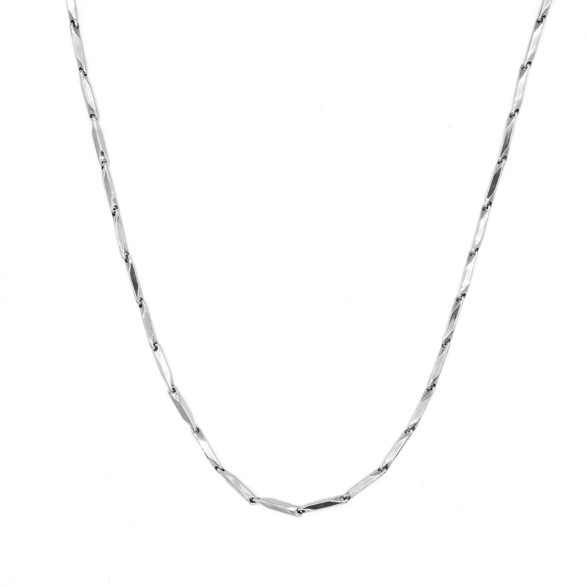 Rice Link Chain (Silver)