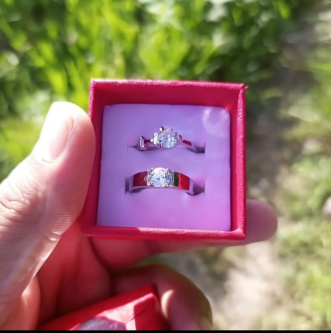 Classic Couple Rings For Men Women Wedding Lovers' Rings